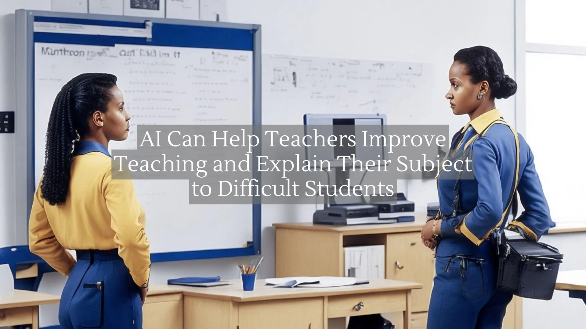 How AI Can Help Teachers Improve Teaching and Explain Their Subject to Difficult Students